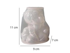 Molde silicona mujer trenzas